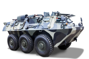 Amphibious vehicle on studio