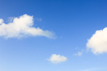 Beautiful white clouds and blue sky background, The blue sky with white cumulus clouds, Beautiful...