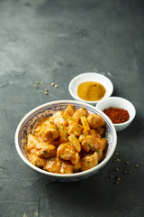 Homemade chicken curry