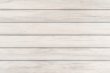 White vintage wood plank pattern and seamless background