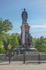 KRASNODAR, RUSSIA - MAY 3, 2017: Monument to Catherine II.