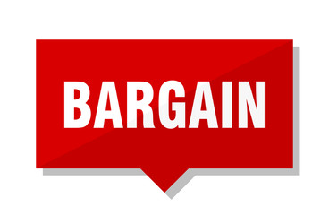 bargain red tag