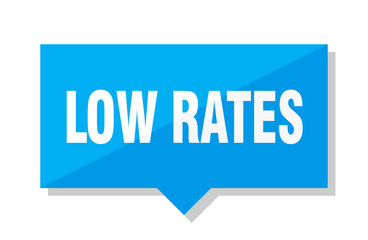 low rates price tag