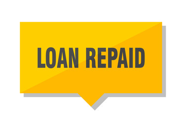 loan repaid price tag