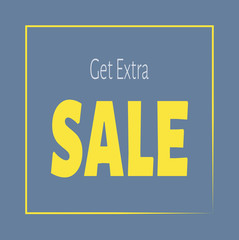 Naklejka premium Get Extra Sale