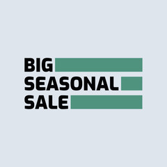 Big Seasonal Sale