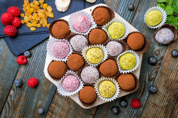 Vegetarian candies on the Board