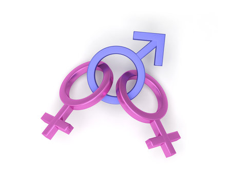 polygamie polygame symboles homme femme f&eacute;minin masculin