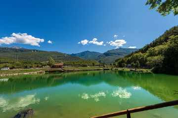 Small Alpine Lake (Bagattoli) - Sarca Valley Trentino Italy