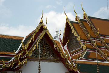 Fototapeta na wymiar Buddhistischer Tempel Wat Pho in Bangkok - Thailand