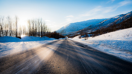 Frozen road - Norway
