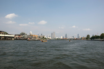 Fototapeta premium Bangkok River, Chao Phraya
