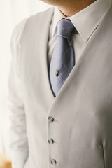 man suit with elegant tie