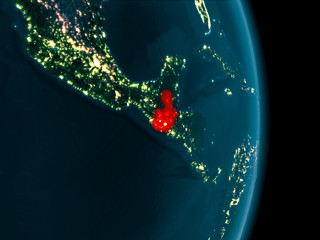 Guatemala at night