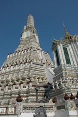 Obraz premium Buddhistischer Tempel Wat Arun in Bangkok, Thailand