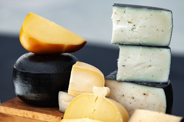 Organic homemade cheese.