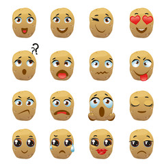 Potato Emoji Emoticon Expression