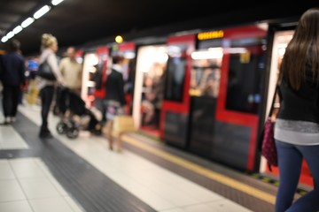 Metropolitana di Milano - obrazy, fototapety, plakaty