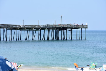 Fishing Pier on Outer Banks, North Carolina