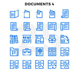 Dashed Outline Icons Pack for UI. Pixel perfect thin line vector icon set for web design and website application.
