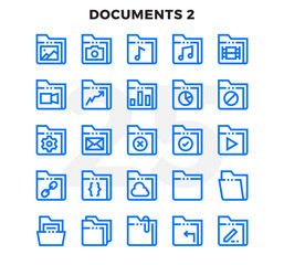 Dashed Outline Icons Pack for UI. Pixel perfect thin line vector icon set for web design and website application.