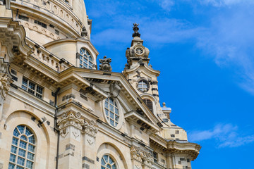 Dresdener Frauenkirche in Sachsen in Deutschland