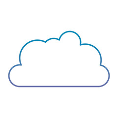 cloud sky isolated icon vector illustration design