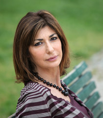 Naklejka premium Ritratto di donna matura
