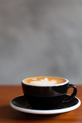 Backgrounds of Latte coffee.