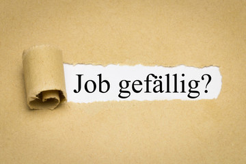 Job gefällig?