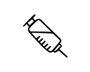 injection icon design illustration,hand drawn style design, designed for web and app