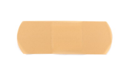 adhesive bandage isolated on white background