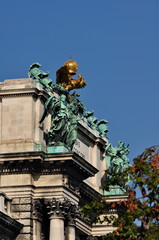 Fototapeta na wymiar Verzierung an der Wiener Hofburg