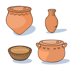 neolithic ceramics cartoon
