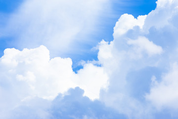 Obraz na płótnie Canvas photo of cumulus clouds. Photo from Finland.
