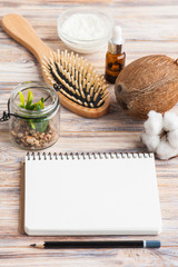 Natural hair treatment with coconut