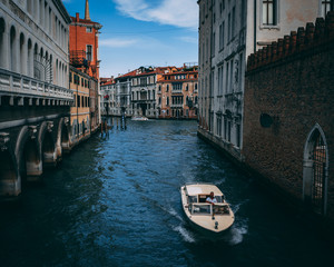 Canals and boats, Venice Italy