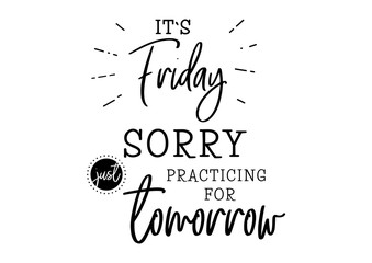 thursday funny lettering quote