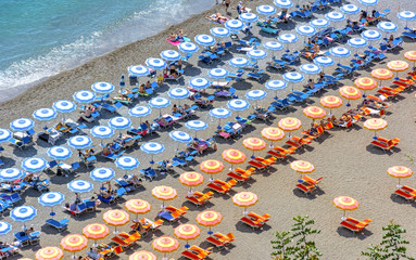 Positano strand, Italië