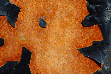 texture of old metal and rust