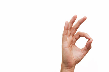 Sign language,A collage of the American sign language alphabet F