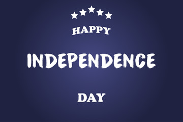 Happy Independence Day of United States of America vector illustration
