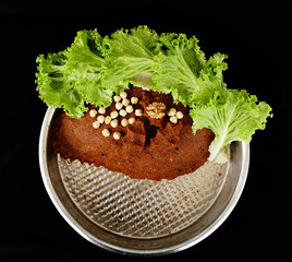 hazelnut and walnut turkish (cig kofte,) raw meatballs,

