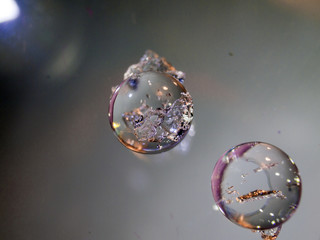 experiments with glycerin and water