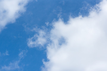 blue sky with cloud