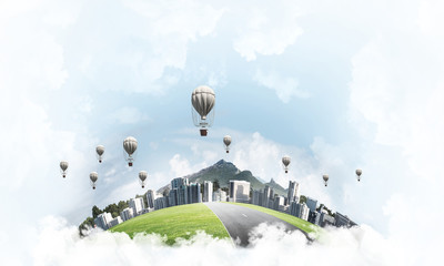Concept of eco friendly life.