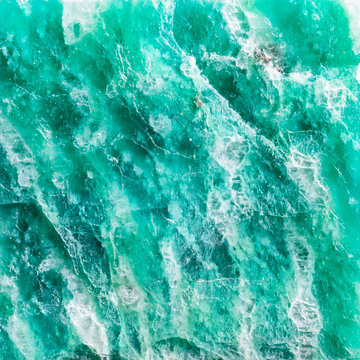 macro shooting of texture of amazonite mineral