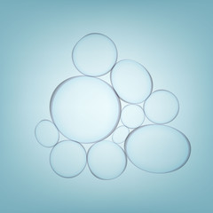 Creative vector illustration of life biology cell medicine scientific background. Art design science microscope macro close up top view banner. Abstract concept graphic molecular research dna element