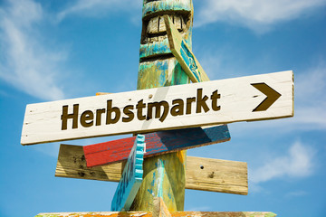 Schild 282 - Herbstmarkt
