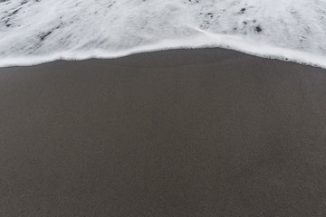 Puerto de la Cruz, Tenerife, Canary Islands - view of the sea and volcanic-sand beach